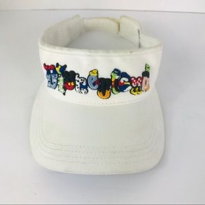 Disneyland White Visor | Poshmark